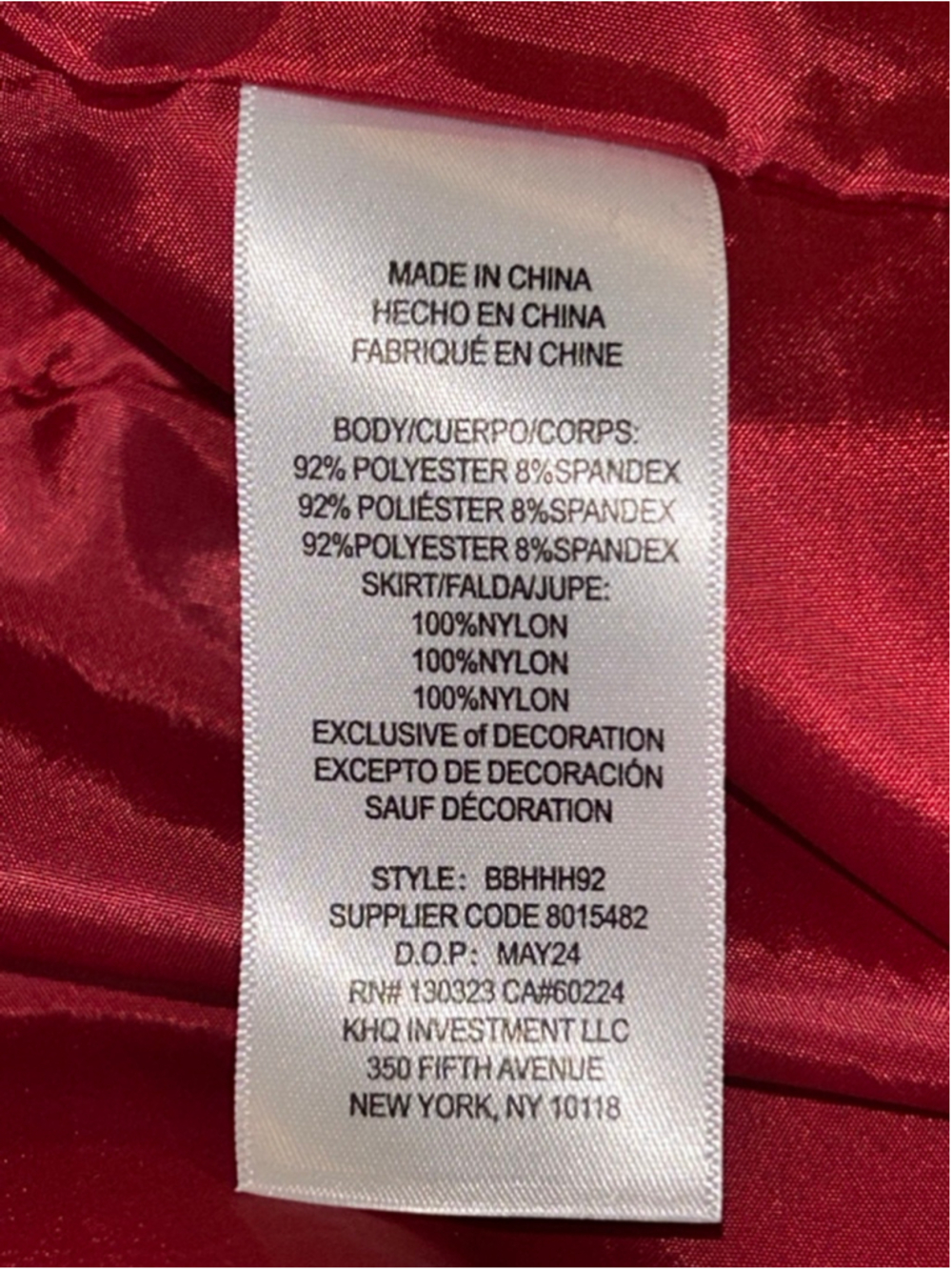 Blueberi Boulevard Black And Red Velvet And Tulle With 3d Roses Dress Size 14 - Picture 5 of 6